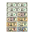 Ashley US Dollar Bill Set Die-cut Magnets - 12 (Bill) Shape - Magnetic - $1, $5, $10, $20, $50, $100 - Die-cut, Durable, Damage Resistant, Long Lasting - Multicolor - 1 Set 1 thumbnail image
