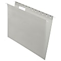 Office Depot® Fashion Hanging File Folders, 8-1/2" x 11", Letter Size, Gray, Pack Of 6 Folders