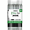 Zebra Pen Z-Grip Flight Retractable Ballpoint Pens - 1.2 mm Pen Point Size - Retractable - Black - 24 / Pack 1 thumbnail image