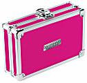 Vaultz Premium Locking Pencil Box, 8-3/4"H x 5-1/4"W x 6"D, Pink 1 thumbnail image