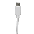 Vivitar OD2003 USB-A To Micro USB Cable, 3', White
