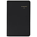 AT-A-GLANCE® 24-Hour Daily Appointment Planner, 5” x 8”, Black, January To December 2022, 7000805