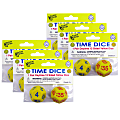 Koplow Games 2-Piece Time Dice Set, Yellow (AM), Pack Of 6 Sets 1 thumbnail image