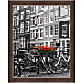 Amanti Art Narrow Picture Frame, 31" x 25", Matted For 22" x 28", Wildwood Brown