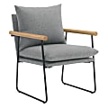 Office Star Dutton Fabric Accent Armchair, Charcoal 1 thumbnail image