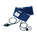 Medline Handheld Aneroid Sphygmomanometers, PVC, Adult, Blue