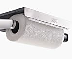 Joseph Joseph Under-Mount Paper Towel Holder, 2”H x 12-1/8”W x 7”D, Silver, Total Qty 1 1 thumbnail image