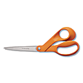 Fiskars® Original Orange-Handled Scissors, 8.41" Long, Offset Orange Handle 1 thumbnail image