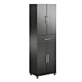 Ameriwood™ Home Camberly 4-Door/1-Drawer 24"W Storage Cabinet, Black 1 thumbnail image