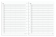 TUL® Discbound Daily Appointment Refill Pages, 4-Person Group Appointments, Letter Size, Undated, 50 Sheets 1 thumbnail image