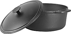 Commercial Chef Cast Iron Dutch Oven, 6.6-Quart, Black 1 thumbnail image