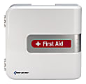 First Aid Only Smart Compliance 260-Piece First Aid Cabinet With Medications, 14-1/2"H x 15-1/2"W x 5-1/4"D, White