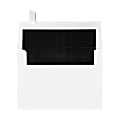 LUX Invitation Envelopes, A7, Peel & Stick Closure, Black/White, Pack Of 1,000