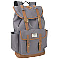 Benrus Scout Backpack With 17" Laptop/Tablet Pocket, Gray/Brown 1 thumbnail image