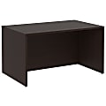 Bush Business Furniture 300 Series Desk, 48"W, Mocha Cherry, Premium Installation