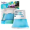 Bright Air Scented Oil Air Fresheners, Calm Waters/Spa Scent, 2.5 Oz, Blue, Pack Of 6