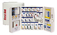 First Aid Only 50-Person Smart Compliance First Aid Cabinet Without Medications, White 1 thumbnail image