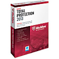 McAfee® Total Protection 2013, For 3 Users, Traditional Disc 1 thumbnail image
