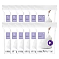 simplehuman® Custom Fit Can Liners, K, 35-45L/9-12G, White, Pack Of 240 1 thumbnail image
