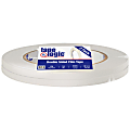 Tape Logic® Double-Sided Film Tape, 3" Core, 0.25" x 180', White, Pack Of 2 1 thumbnail image