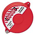 Gate Valve Lockouts, 10 in -12 in Handle Size, Red 1 thumbnail image