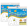 Pacon® Self-Adhesive Letters, 4”, White, Cheery Font, 154 Per Pack, 2 Packs Of Letters 1 thumbnail image