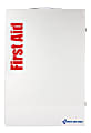 First Aid Only Smart Compliance 200-Person Food Service First Aid Cabinet Without Medication, 26"H x 17"W x 5-3/4"D, White 1 thumbnail image