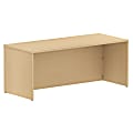 Bush Business Furniture 300 Series Desk, 72"W, Natural Maple, Standard Delivery