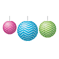 Teacher Created Resources® Chevron Paper Lanterns, Pack Of 3