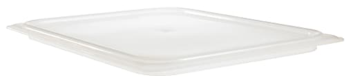 Cambro Translucent GN 1/2 Seal Covers For Food Pans, 3/4"H x 12-11/16"W x 10-5/16"D, Pack Of 6 Covers