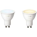 Philips Hue Ambiance GU10 Smart LED Light Bulbs, White, Pack Of 2 Bulbs