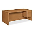 HON® 10500 Series™ Laminate Desk Ensemble Right-Pedestal Desk, Harvest Cherry