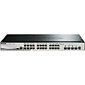 D-Link DGS-1510-28XMP Ethernet Switch - 24 Ports - Manageable - Gigabit Ethernet, 10 Gigabit Ethernet - 10/100/1000Base-T, 10GBase-X - 3 Layer Supported - Twisted Pair, Optical Fiber - PoE Ports - 1U High - Rack-mountable