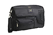Denco Sports Luggage Travel Messenger Bag With 15" Laptop Pocket, Drexel Dragons, 15 1/4"H x 12"W x 1 1/4"D, Black
