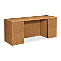 HON® 10700 Series™ Prestigious Laminate Kneespace Credenza, Harvest Cherry 1 thumbnail image