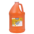 Handy Art Little Masters Washable Tempera Paint Gallon - 1 gal - 1 Each - Orange