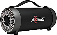 Axess Bluetooth® Media Speaker With Equalizer, Silver 1 thumbnail image