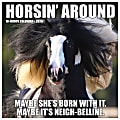 2026 Willow Creek Press Humor & Comics Monthly Wall Calendar, 12" x 12", Horsin’ Around, January To December, 51511 1 thumbnail image
