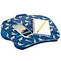 LapGear® MyStyle Lap Desk, 2-5/8”H x 17”W x 13-1/4”D, Sharks