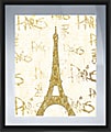 PTM Images Framed Art, Paris, Silver, 26"H x 22"W