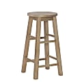 Linon Elmore Backless Counter Stool, Gray Wash 1 thumbnail image