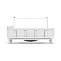 simplehuman Steel Frame Dish Rack, 11-1/2"H x 20-1/4"W x 22-5/16"D, White 1 thumbnail image