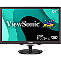 ViewSonic® 24" Full HD LED LCD Monitor, HDMI, VGA, DisplayPort, Audio In, Audio Out VX2457-mhd