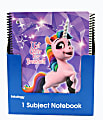 Inkology Notebooks, Rainbow Rangers, 8-1/2" x 11", College Ruled, 140 Pages (70 Sheets), Assorted Designs, Pack Of 12 Notebooks