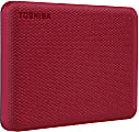 Toshiba Canvio Advance Portable External Hard Drive, 2TB, Red 1 thumbnail image