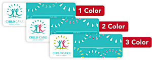Custom 1, 2 Or 3 Color Printed Labels/Stickers, Rectangle, 1-3/8"  x 4-1/4", Box Of 250 1 thumbnail image