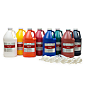 Handy Art Acrylic Paint Set With Pumps, 0.5 Gallons, Primary Colors, Set Of 8 1 thumbnail image