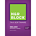 H&R Block® Tax Software 15 Deluxe, Federal And State For Mac, Download