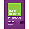 H&R Block® Tax Software 15 Deluxe, Federal And State For Mac, Download 1 thumbnail image
