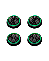 Insten 4-piece Set Controller Analog Thumbstick Cap For PS4, XBox One, Nintendo Switch Pro Controllers, Black Green